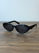 Prada SPR 26Z Cat-Eye Sunglasses – Black / Grey Lenses