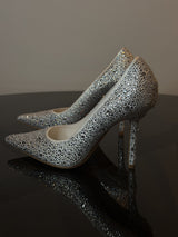 Jimmy Choo Romy Crystal-Embellished Pumps – Silver
