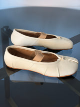 Maison Margiela Tabi Ballet Flats - Cream