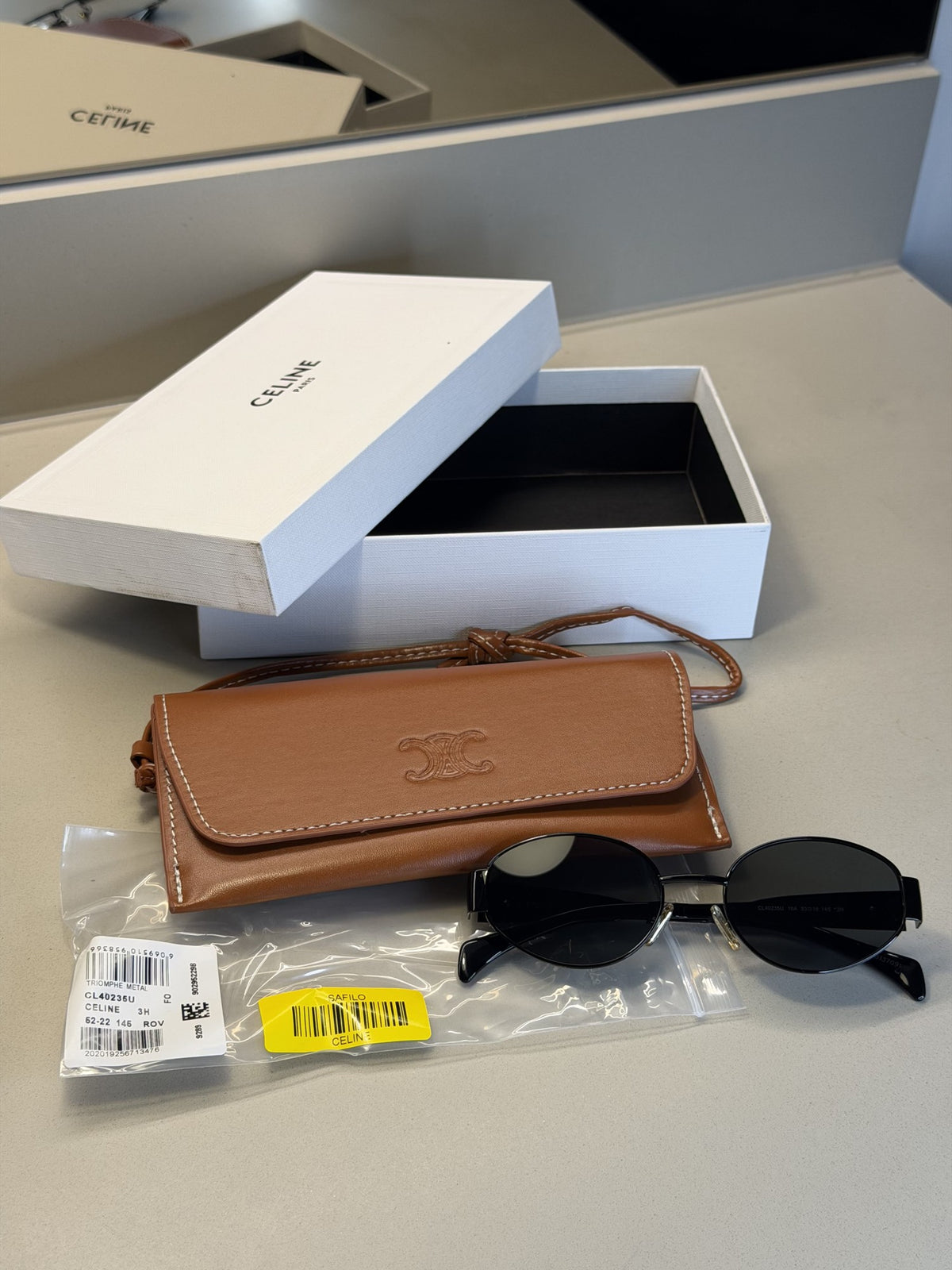 Celine Triomphe Sunglasses – Black