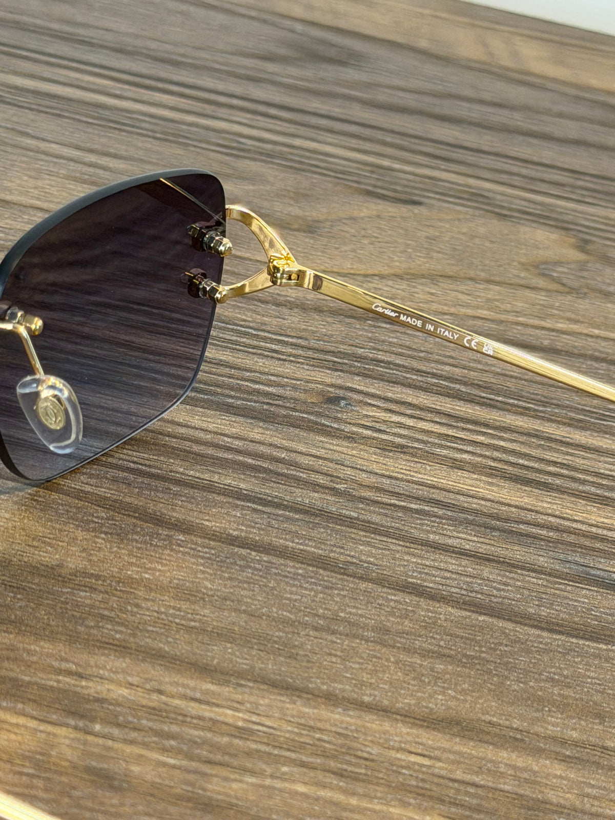 Cartier CT0330S Sunglasses – Gold / Grey Gradient