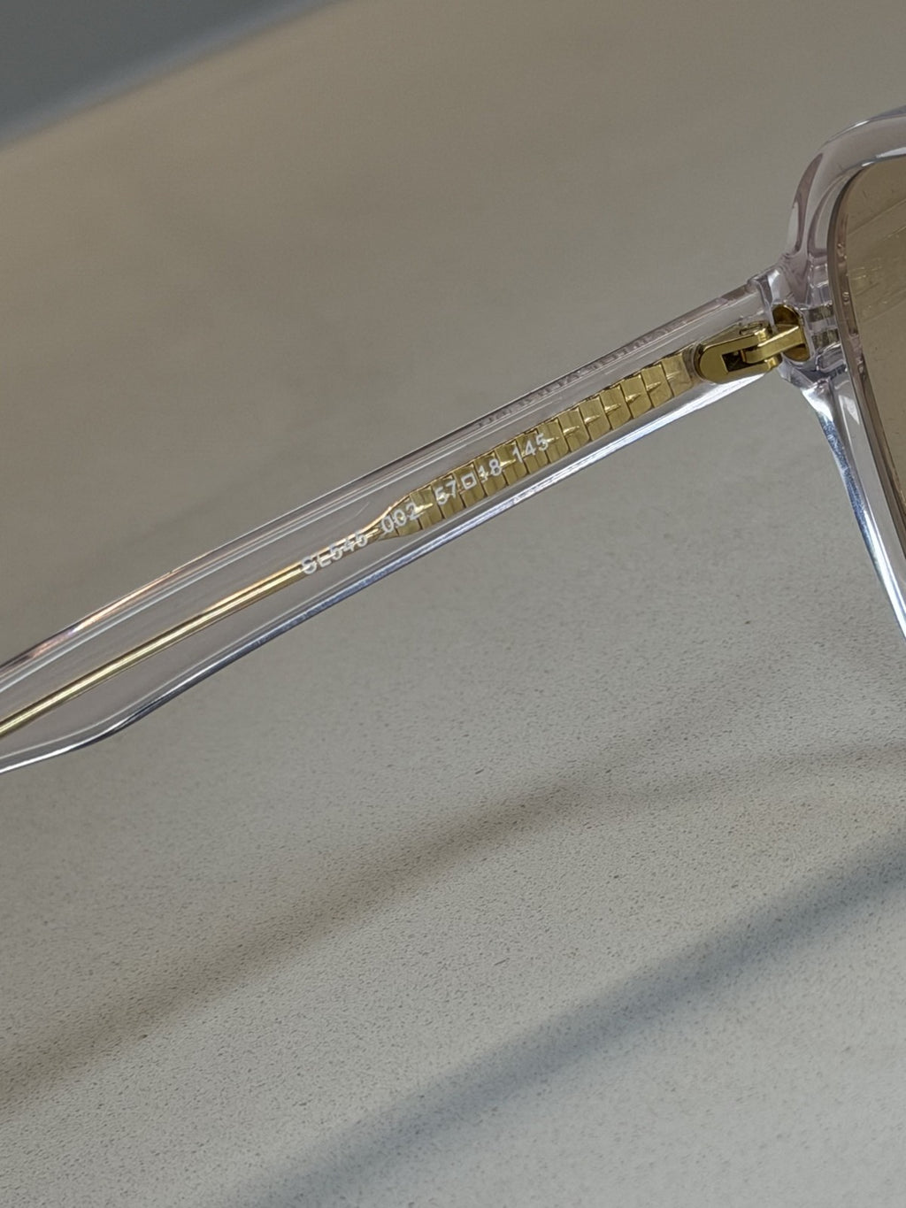 Saint Laurent Crystal Aviator Sunglasses – Light Brown