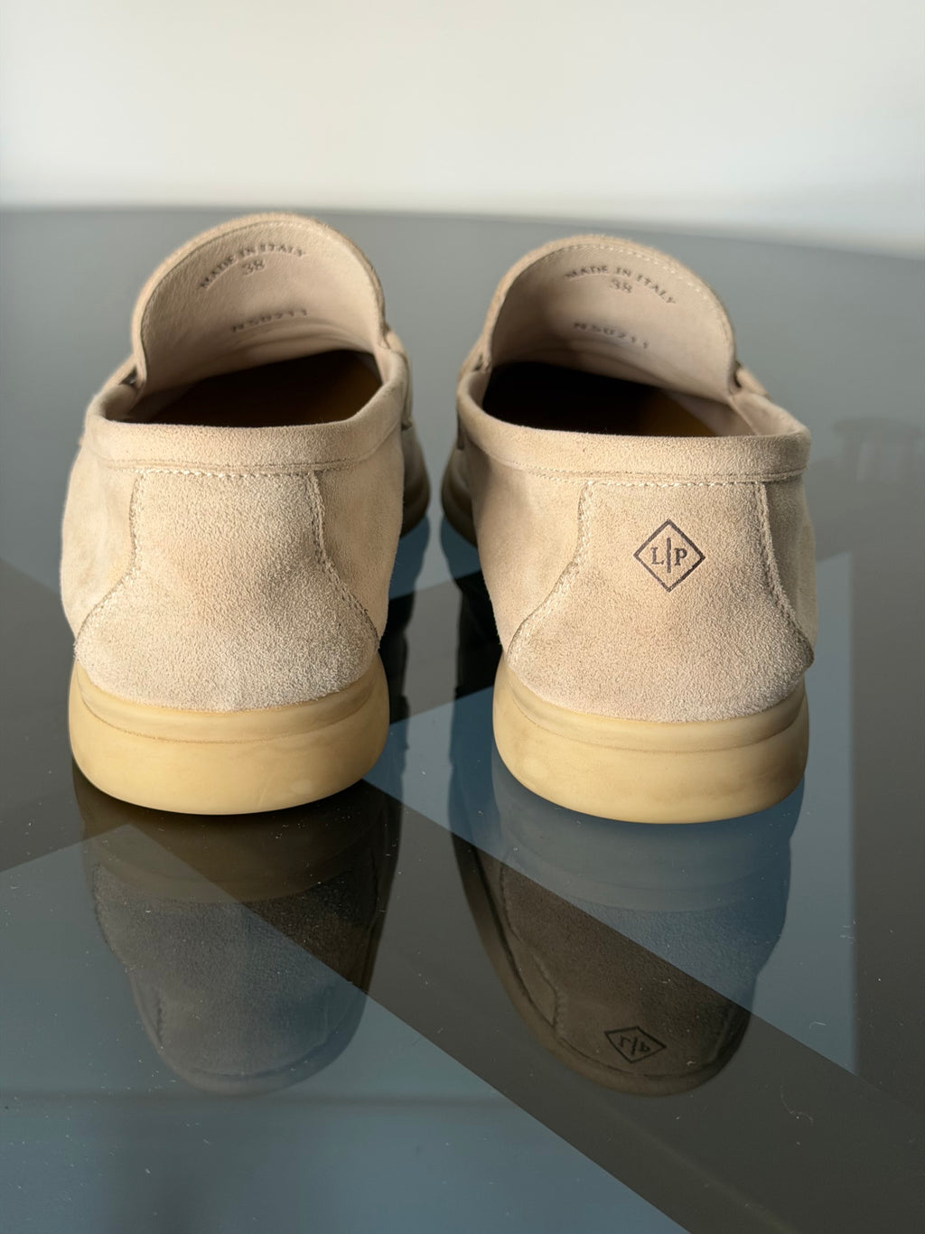 Loro Piana Summer Walk Loafers – Beige Suede