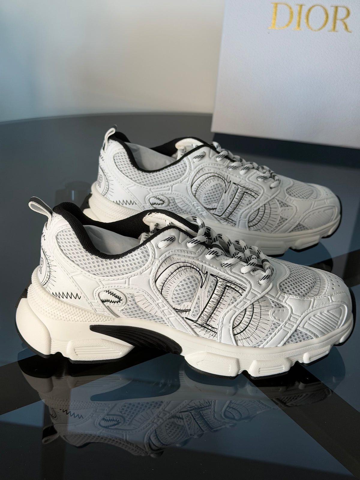 Dior Sneakers - White / Black