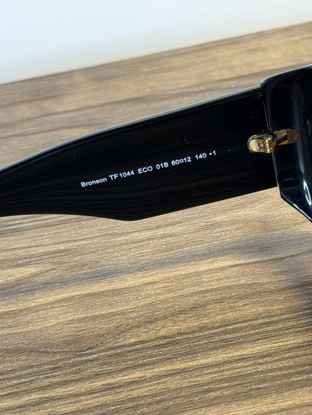 Tom Ford FT1044 Bronson Sunglasses – Shiny Black / Yellow