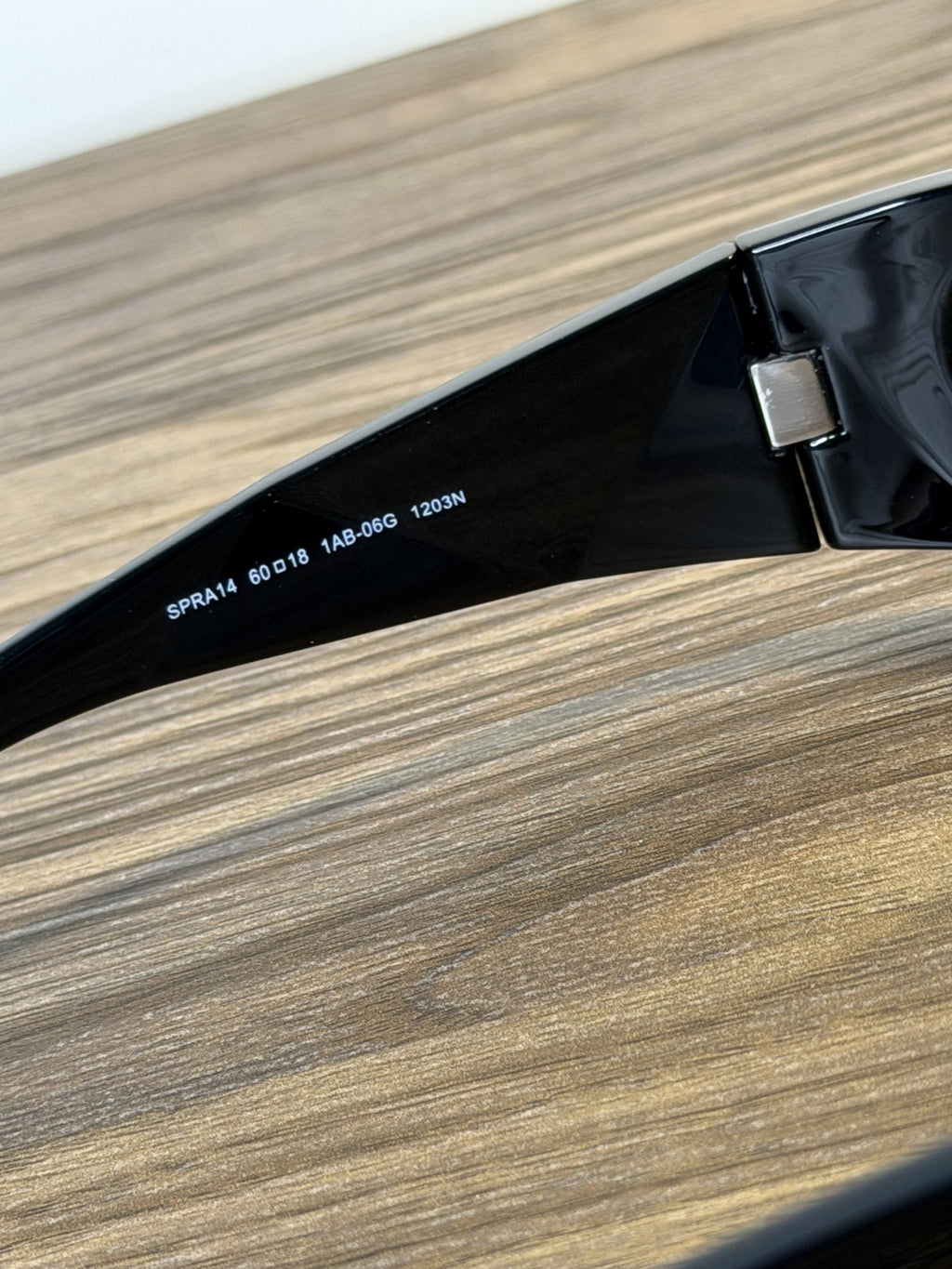 Prada SPRA14 Wraparound Sunglasses – Black