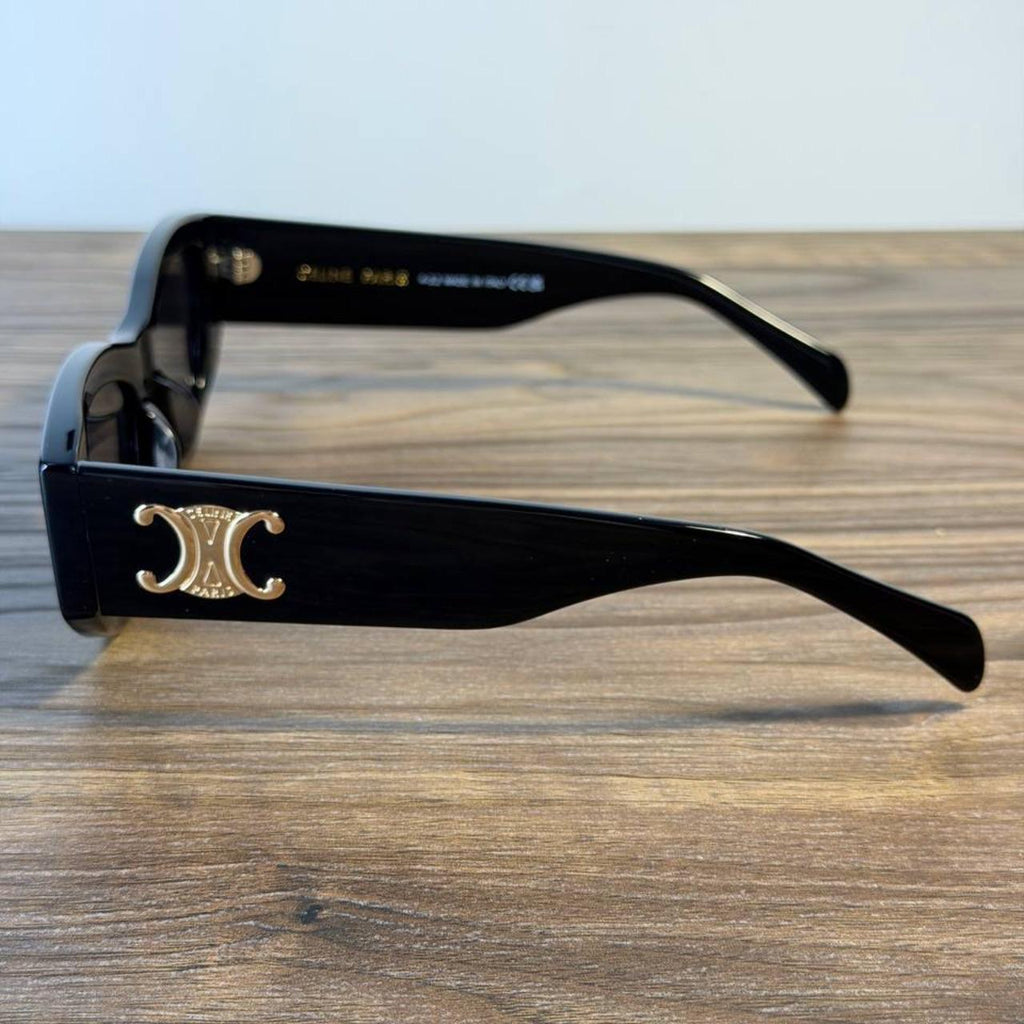 Celine Triomphe CL40308U Cat-Eye Sunglasses – Black / Grey