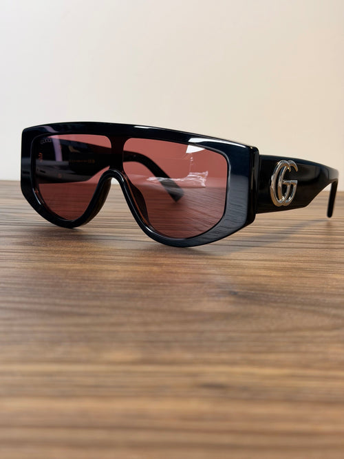 Gucci GG1950S Shield Sunglasses – Black