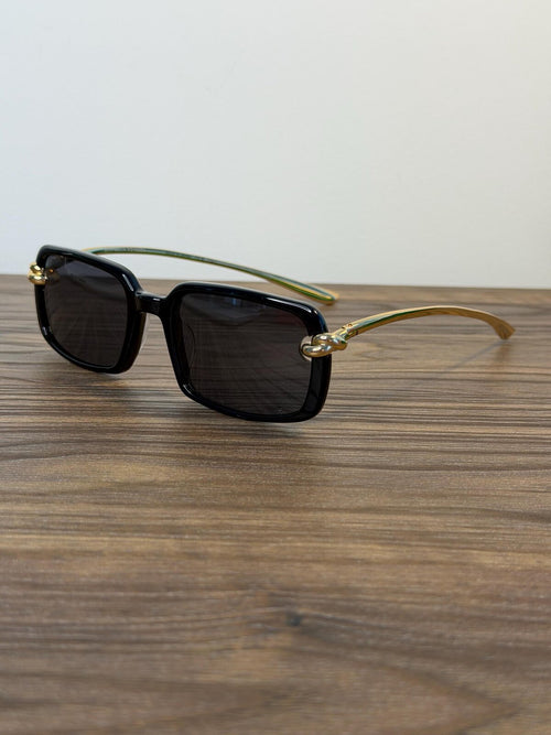 Bottega Veneta BV1439S Sunglasses – Black / Gold