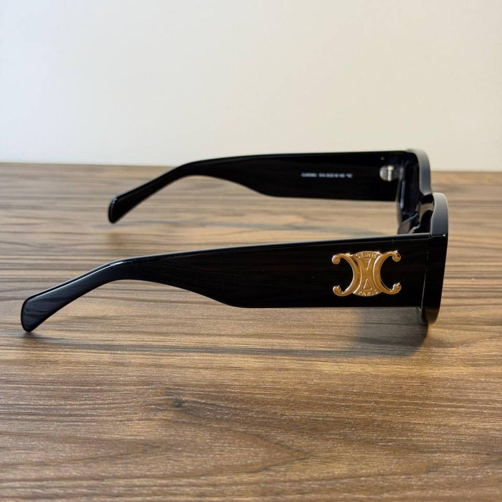 Celine Triomphe CL40308U Cat-Eye Sunglasses – Black / Grey