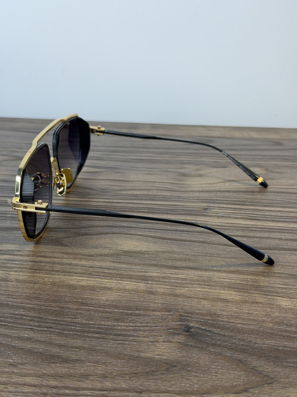 DITA Intracraft Sunglasses – Black / Gold, Purple-Grey Gradient