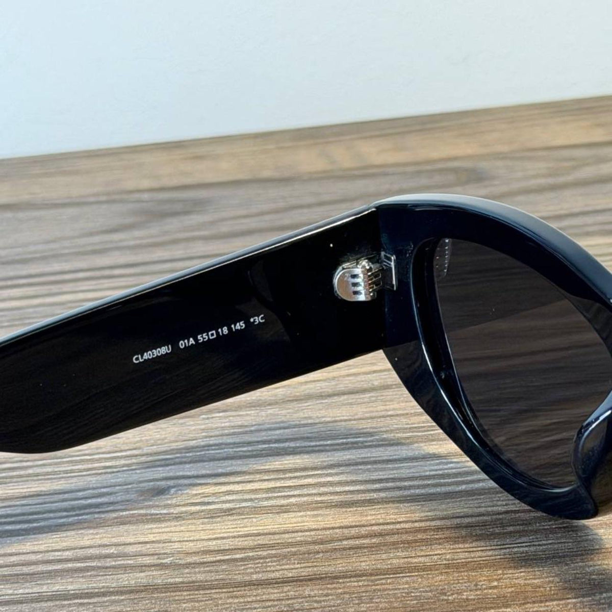 Celine Triomphe CL40308U Cat-Eye Sunglasses – Black / Grey