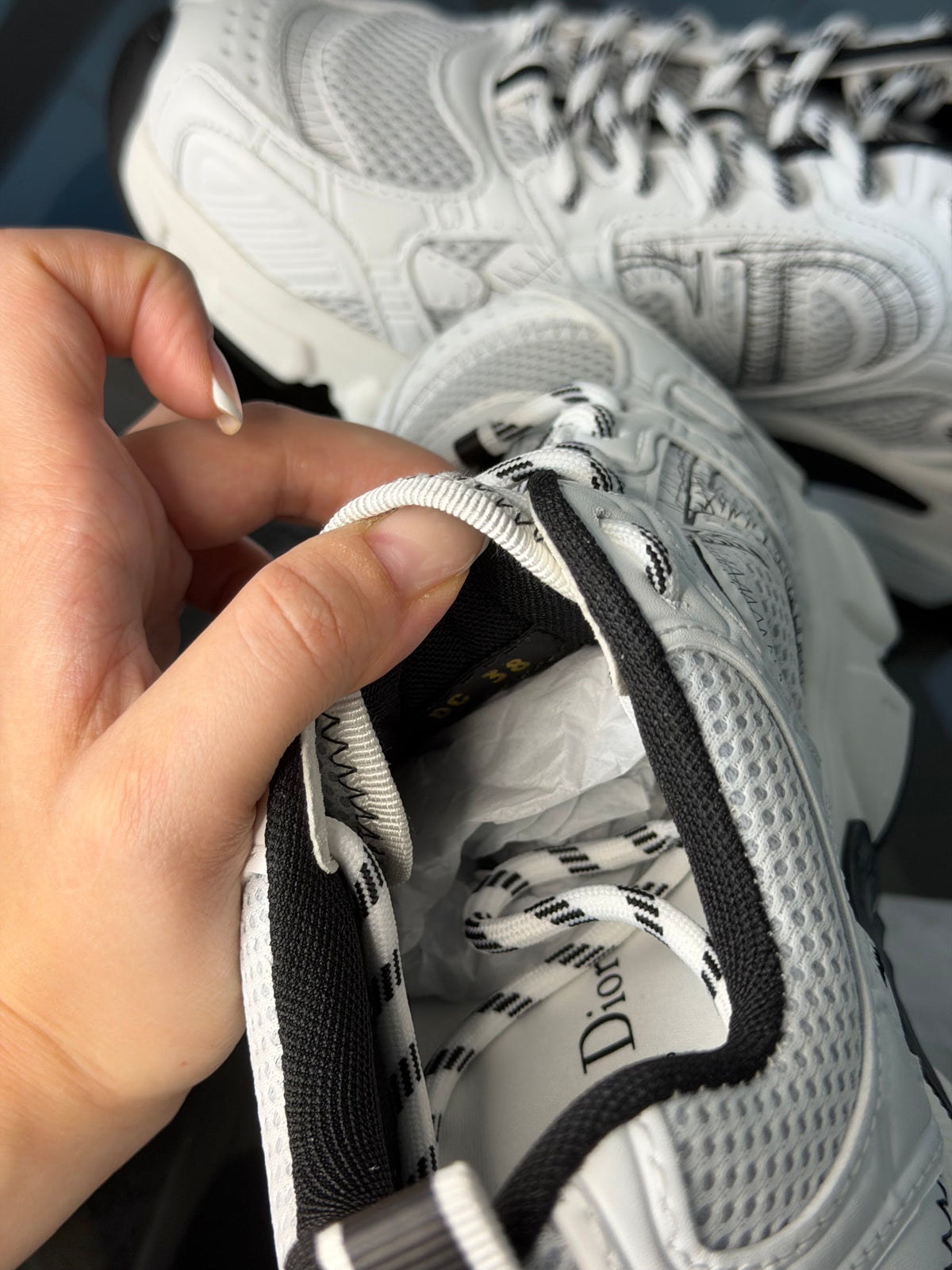 Dior Sneakers - White / Black
