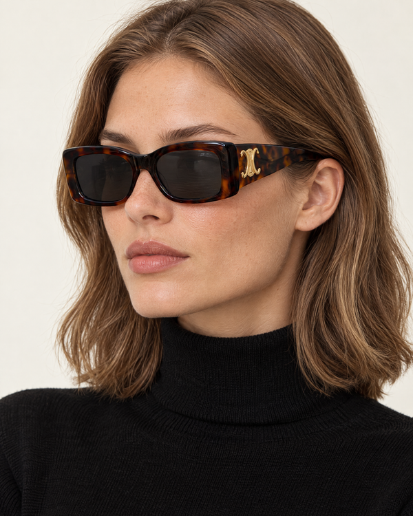 Celine Tortoise Cat-Eye Sunglasses