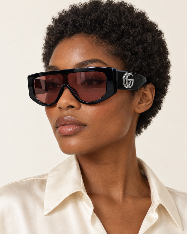 Gucci GG1950S Shield Sunglasses – Black