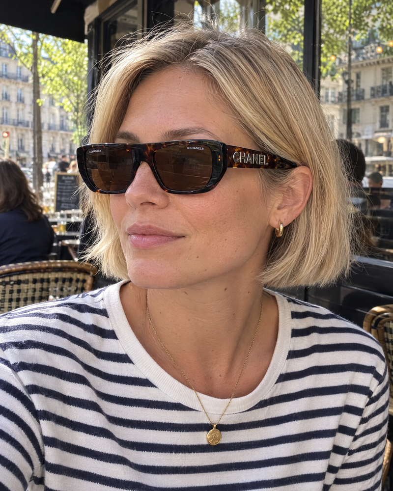 Chanel Cat-Eye Sunglasses – Dark Tortoiseshell