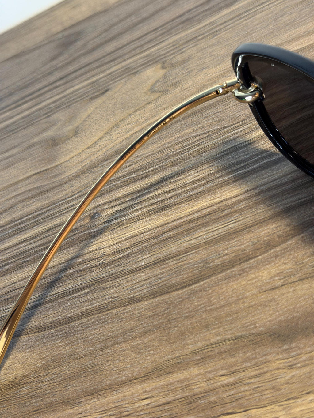 Bottega Veneta BV1442S Aviator Sunglasses – Black / Dark Grey