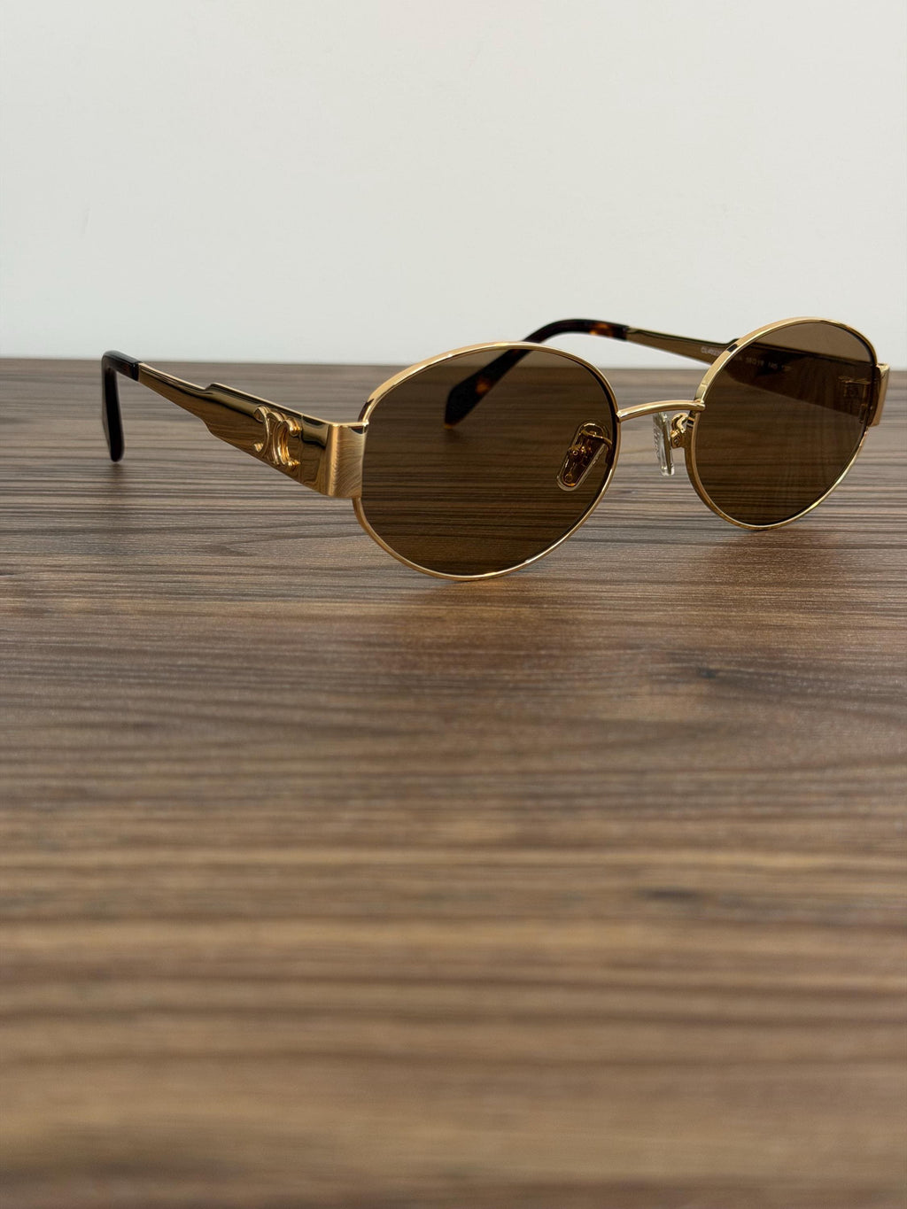 Celine CL40235U Sunglasses – Gold / Brown Lens