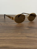 Celine CL40235U Sunglasses – Gold / Brown Lens