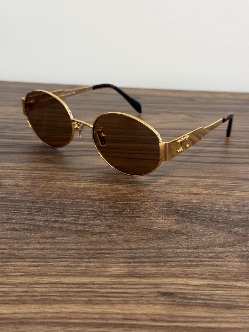 Celine CL40235U Sunglasses – Gold / Brown Lens
