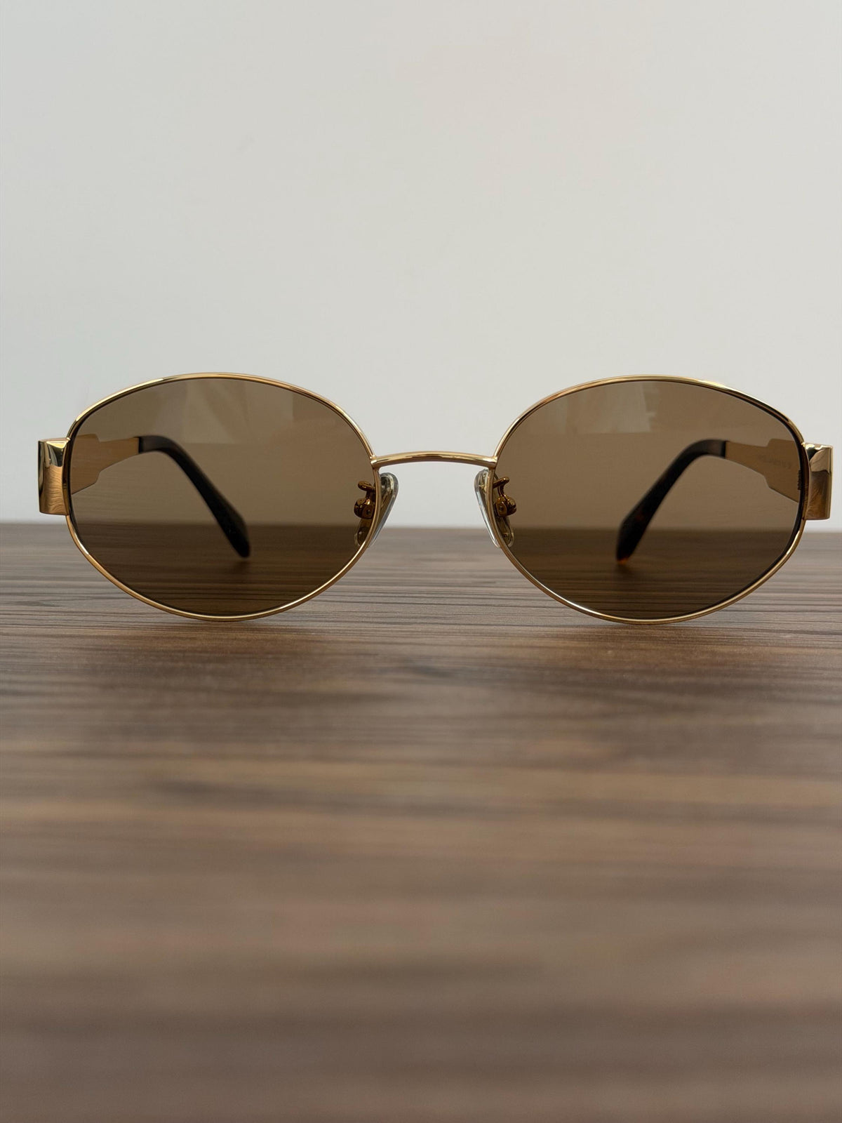 Celine CL40235U Sunglasses – Gold / Brown Lens