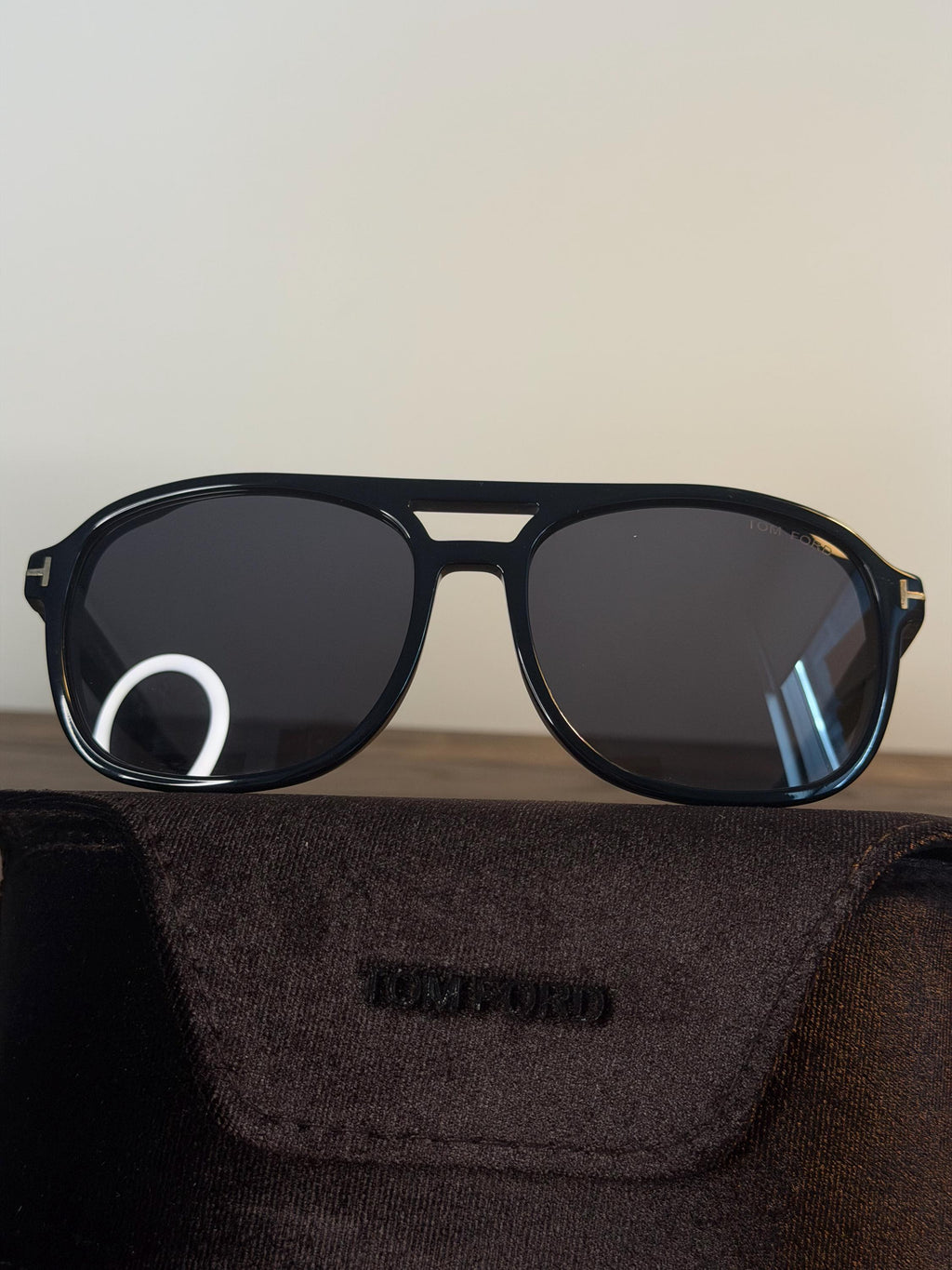 Tom Ford Rosco FT1022 Aviator Sunglasses – Black / Brown
