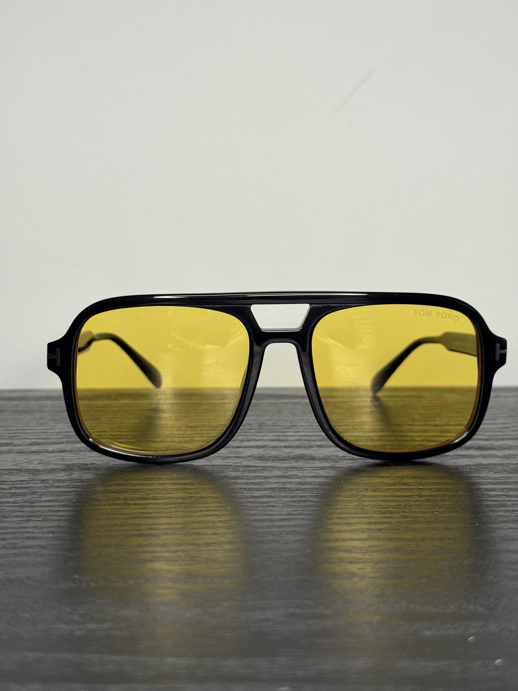 Tom Ford Falconer Sunglasses – Black / Yellow Lens