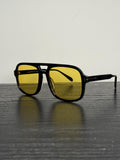 Tom Ford Falconer Sunglasses – Black / Yellow Lens