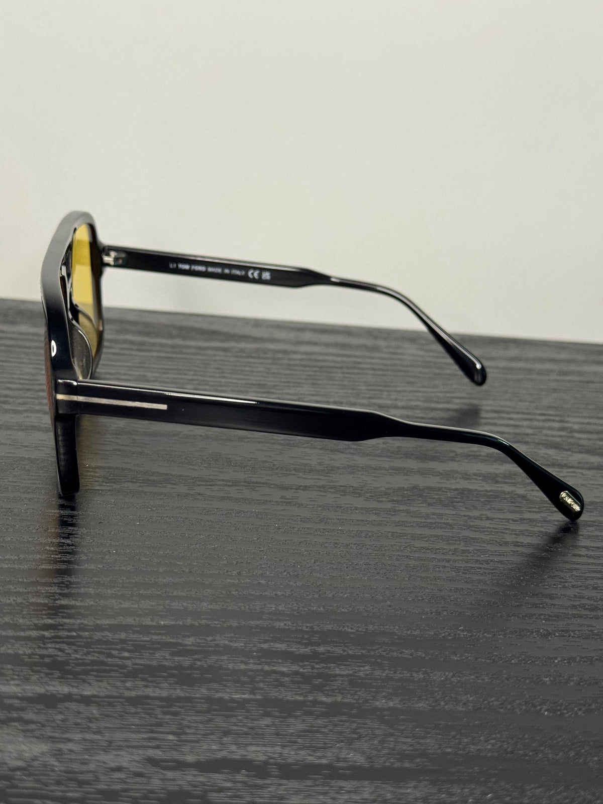 Tom Ford Falconer Sunglasses – Black / Yellow Lens