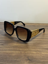 Chanel CH5532 Square Sunglasses – Black / Gold CC Logo