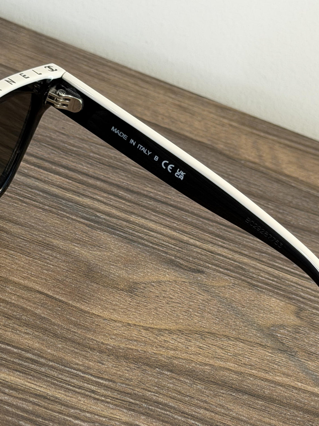 Chanel CH5417 Square Sunglasses – Black & Cream / Silver CC Logo