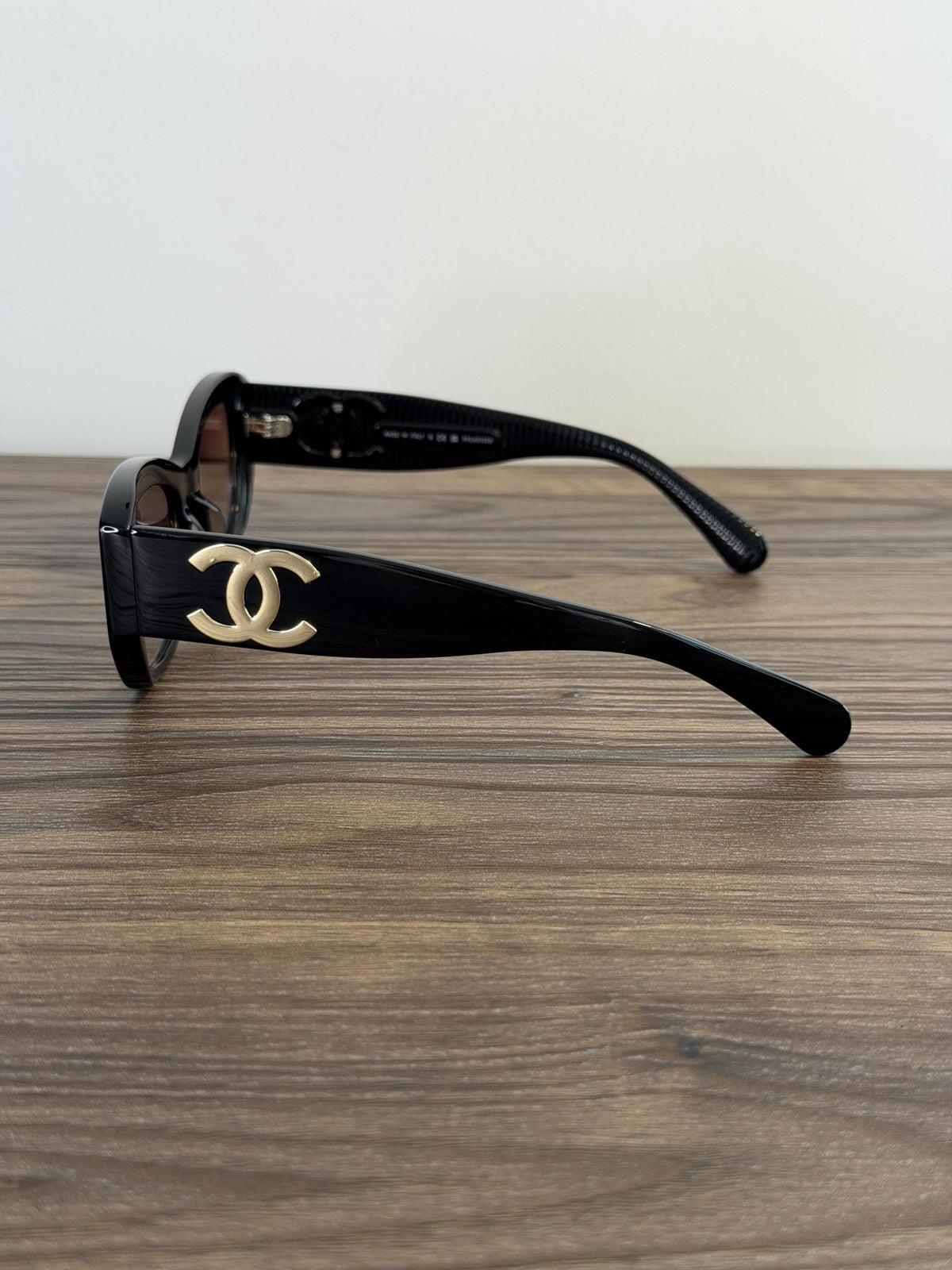Chanel CH5493 Polarized Sunglasses – Black / Gold CC Logo
