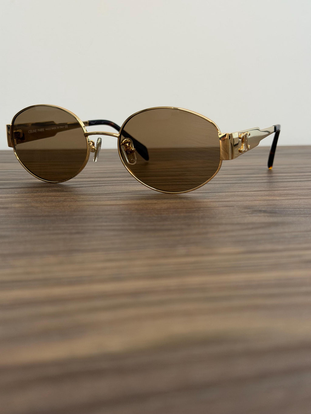 Celine CL40235U Sunglasses – Gold / Brown Lens