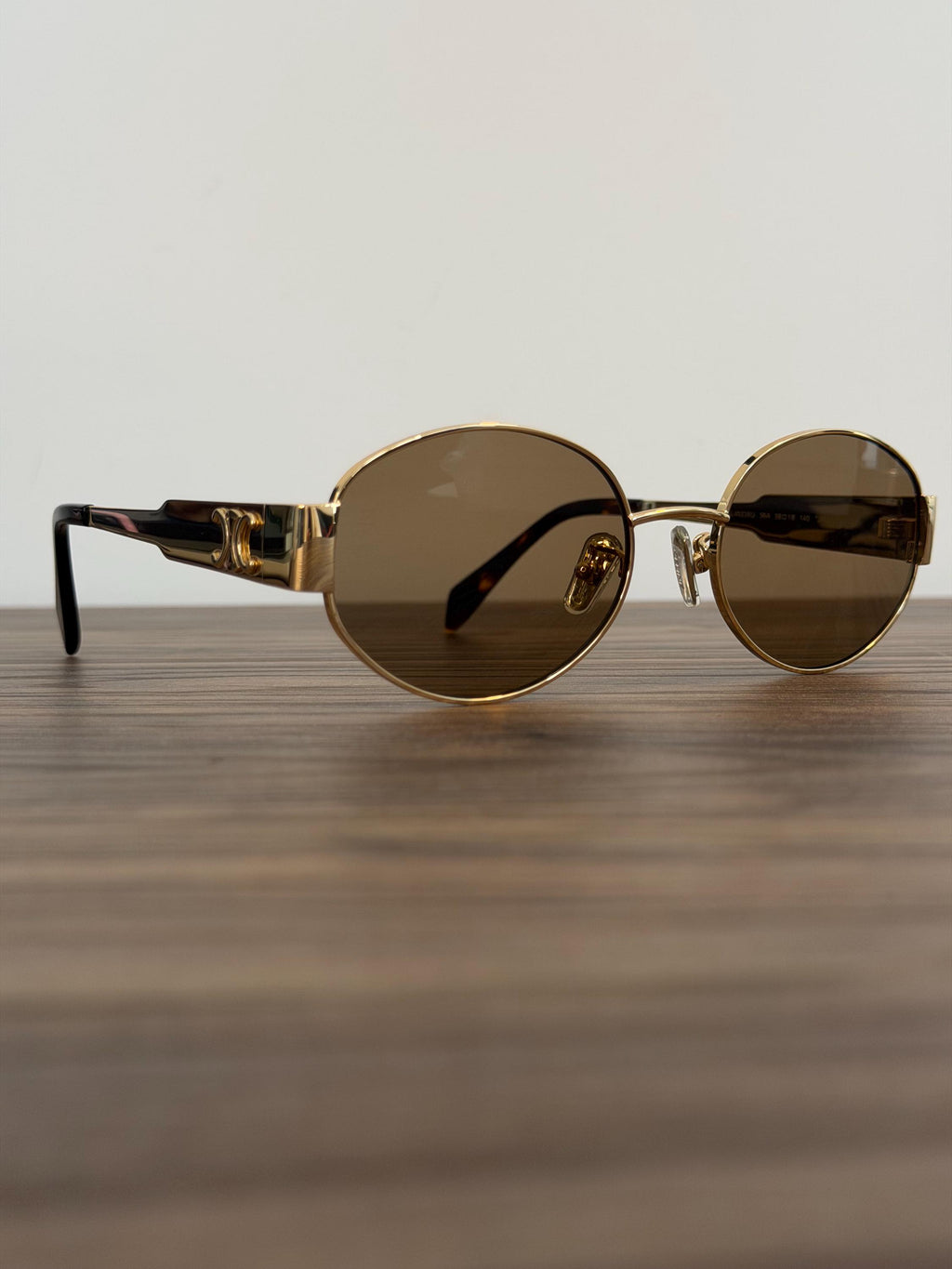 Celine CL40235U Sunglasses – Gold / Brown Lens