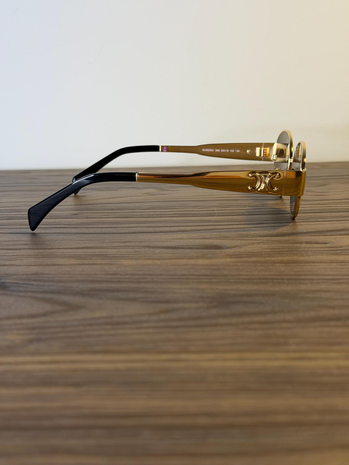 Celine CL40235U Sunglasses – Gold / Grey Lens