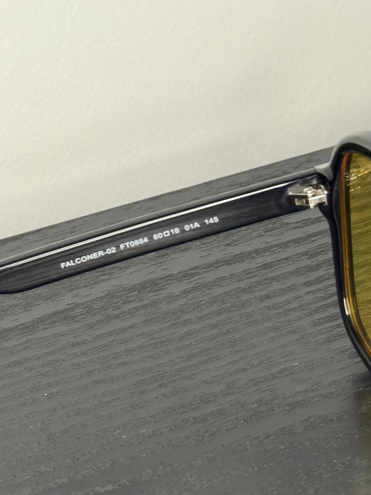 Tom Ford Falconer Sunglasses – Black / Yellow Lens