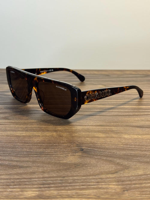 Chanel Cat-Eye Sunglasses – Dark Tortoiseshell